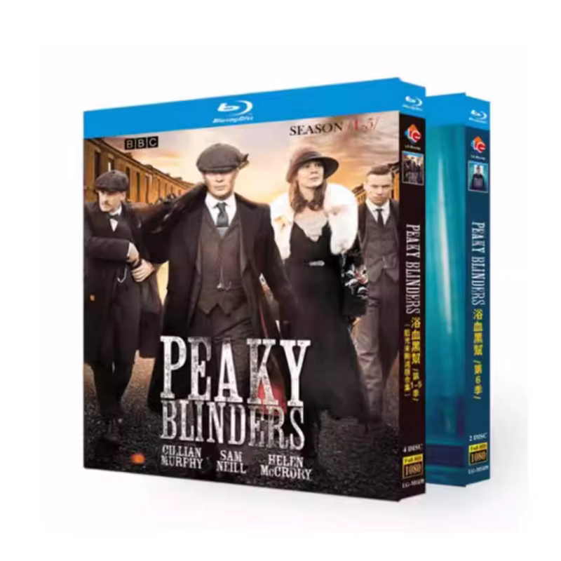 Peaky Blinders Saisons 1-6 Coffret 6 Blu-ray toutes régions, nouveau, anglais
