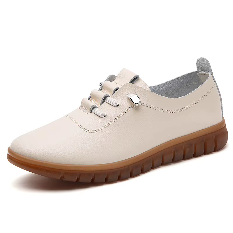 Chaussures de sport blanches confortables et non fatiguées pour femmes