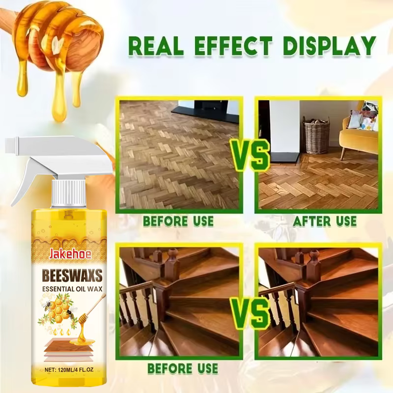 Cire d'entretien pour bois, polissage et assaisonnement pour meubles en bois massif, cire d'abeille imperméable pour l'entretien et la maintenance des meubles