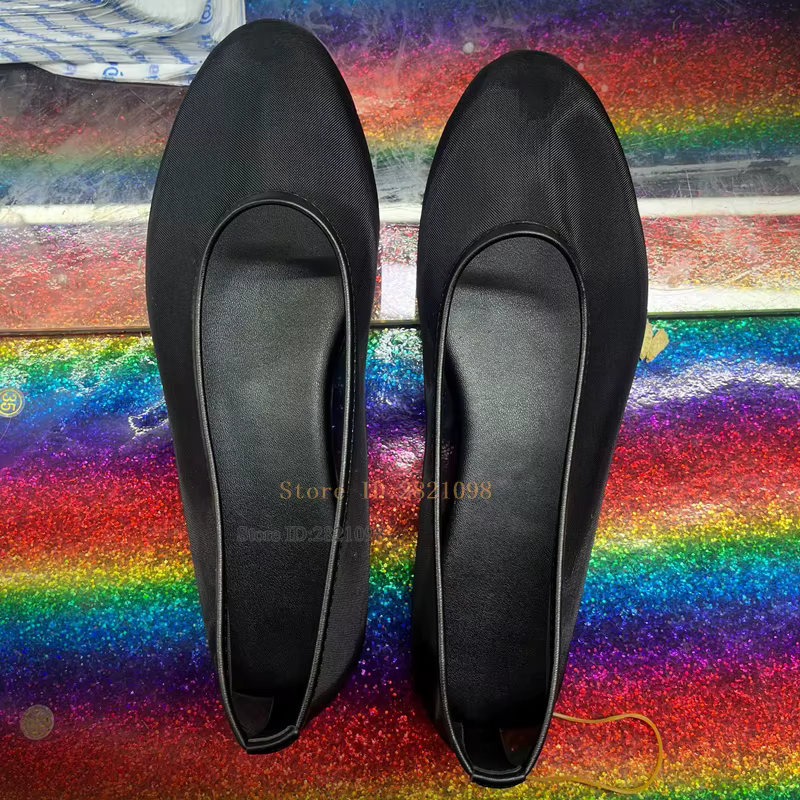 Ballerines en maille blanc pur Tulle chaussures pour femmes respirant sans lacet ballerine bout rond confortable quotidien décontracté travail robe chaussure