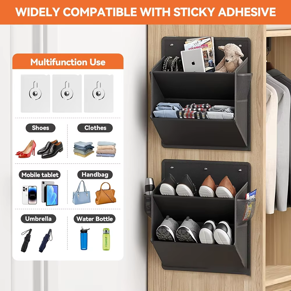 1 pièces RV mural rangement de chaussures multi-usages étagère