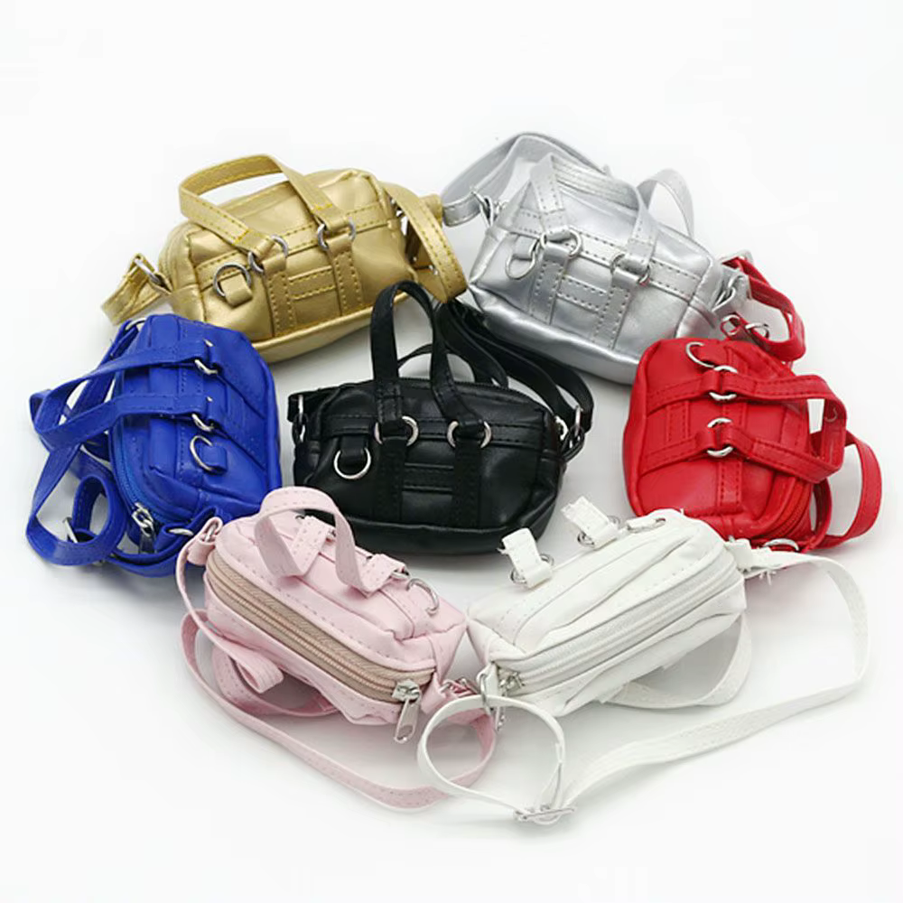 Accessoires faits à la main Mini pour 1/6 1/8 BJD sac à main poupée sac à bandoulière sacs à bandoulière
