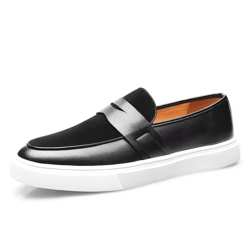 ChimKorean-Chaussures décontractées pour hommes avec semelle optique