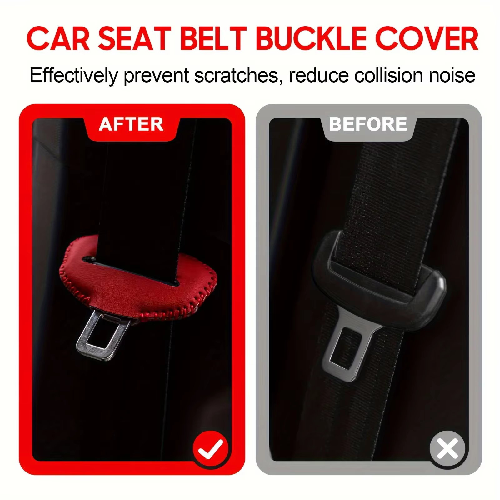 Les boucles de ceinture de sécurité de voiture sont des accessoires utilisés pour embellir la décoration intérieure d'un véhicule.