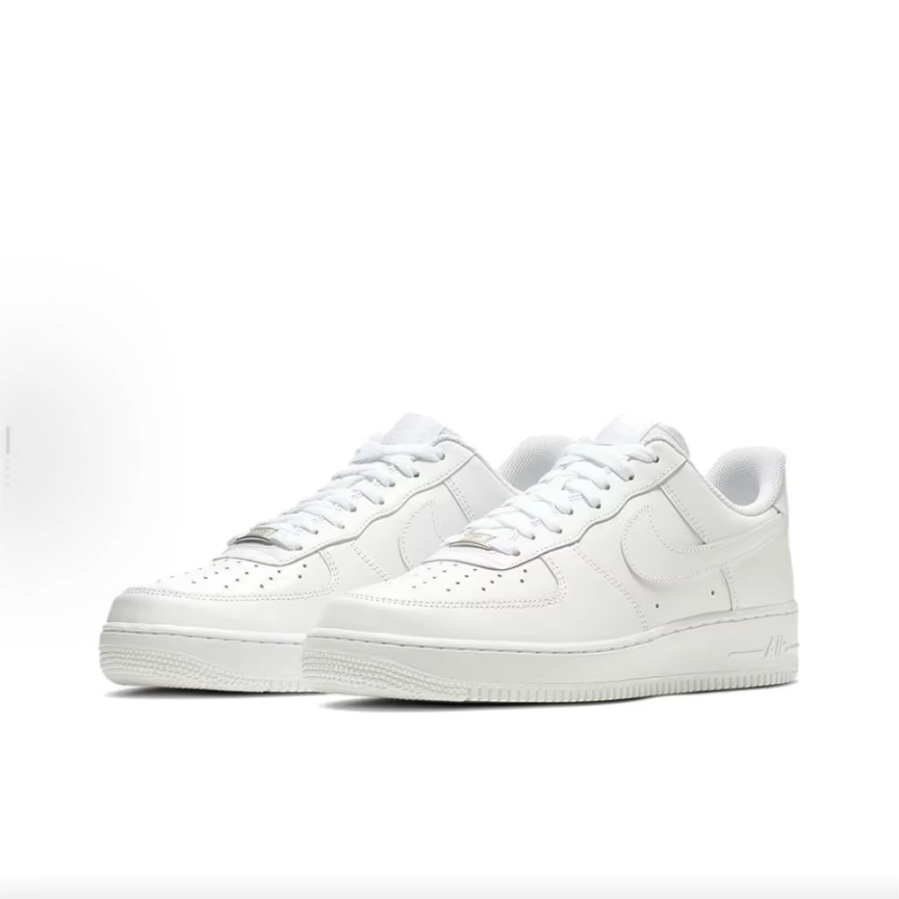 Nike Air Force 1 AF1 tout blanc unisexe bas chaussures de skate décontractées CW2288-111