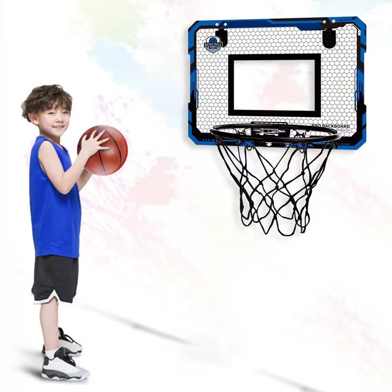 Mini cerceau de basket-ball pour enfants, avec tableau de bord électronique, panneau de Sport, accessoire d'excersise d'extérieur et d'intérieur, jouets de jeu amusants