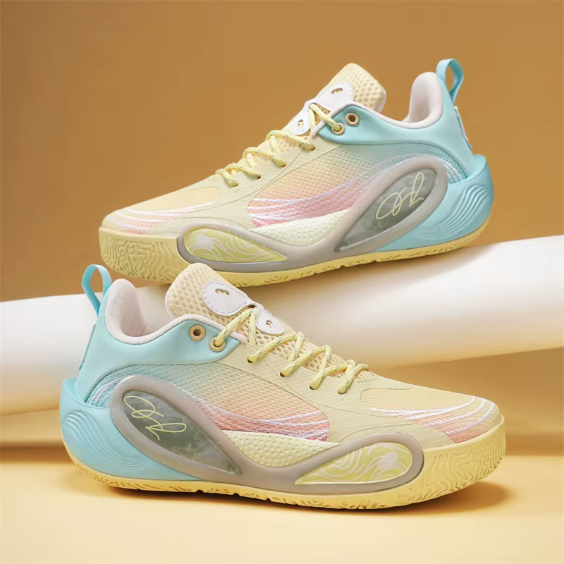 Chaussures de basket-ball pour hommes - respirantes, amortissantes, antidérapantes, chaussures de course résistantes - pour l'entraînement physique et les sports.