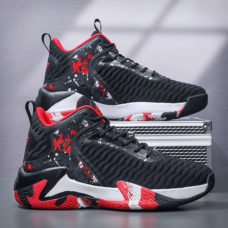 Chaussures de basket-ball respirantes pour hommes, chaussures de sport de plein air, baskets montantes, entraînement athlétique, résistantes à l'usure, grande taille, 49, 50, 51