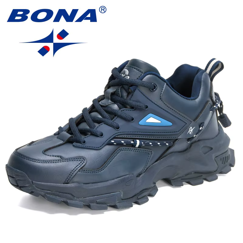 BONA – chaussures d'action en cuir pour hommes