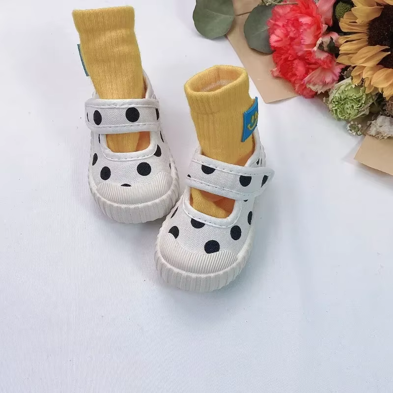 Chaussures en toile pour filles 2025 printemps nouvelles