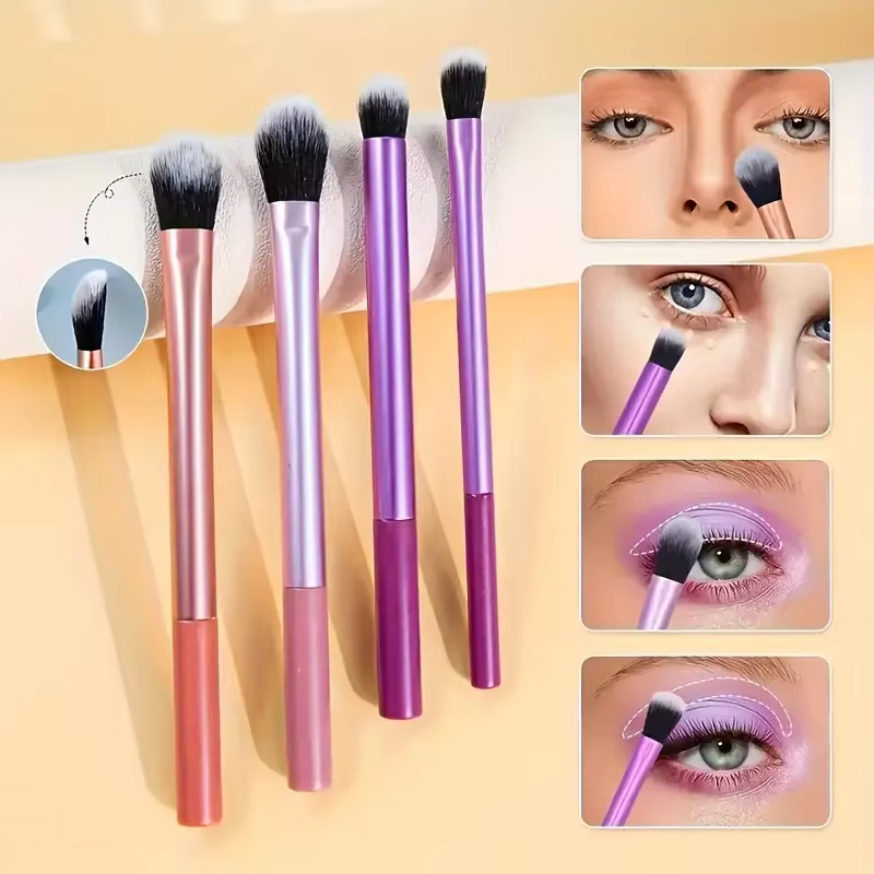 Kit de pinceaux de maquillage synthétiques doux, 8 pièces, pour fond de teint, Blush, fard à paupières, outils de maquillage cosmétiques