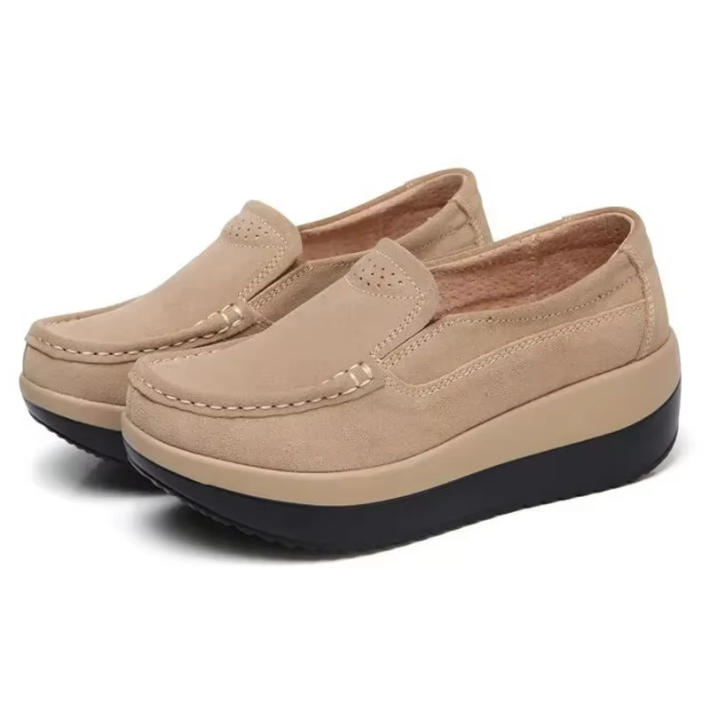Chaussures plates à plateforme pour femmes