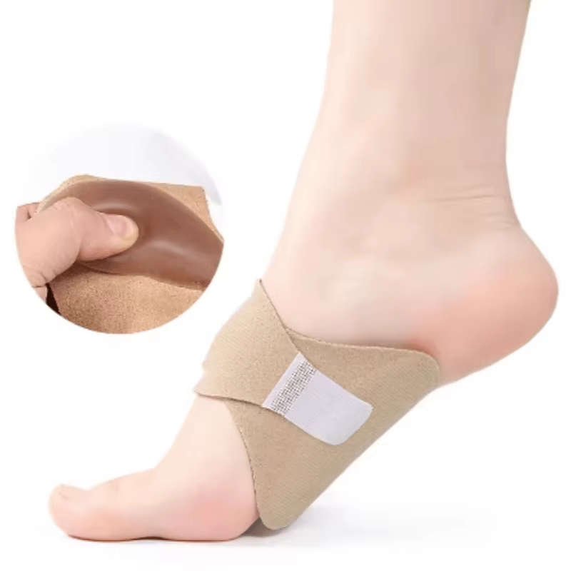 1 paire de semelles intérieures de sport de soutien de la voûte plantaire pour hommes et femmes pour pieds plats pour soutenir la balle du pied et soulager la pression.
