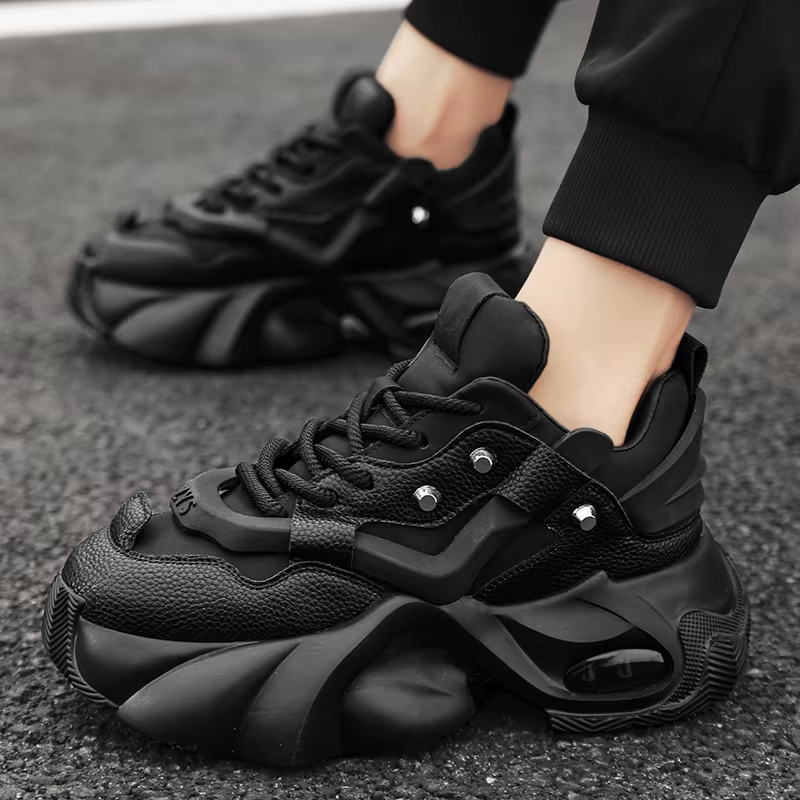 Baskets Décontractées Noires pour Homme