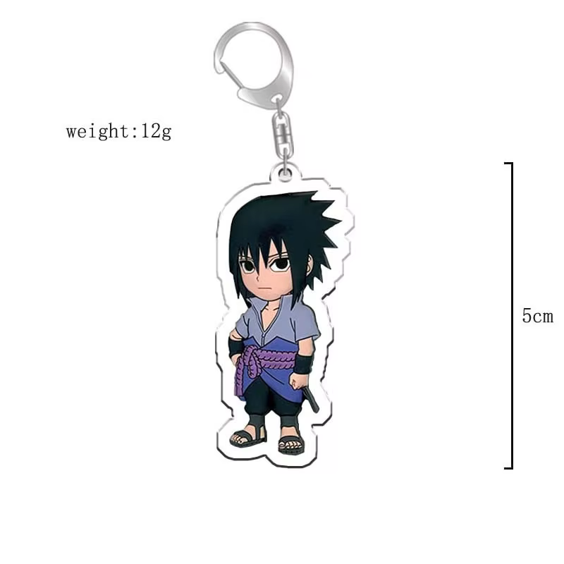 Pendentif porte-clés acrylique NARUTO Cosplay, accessoire créatif