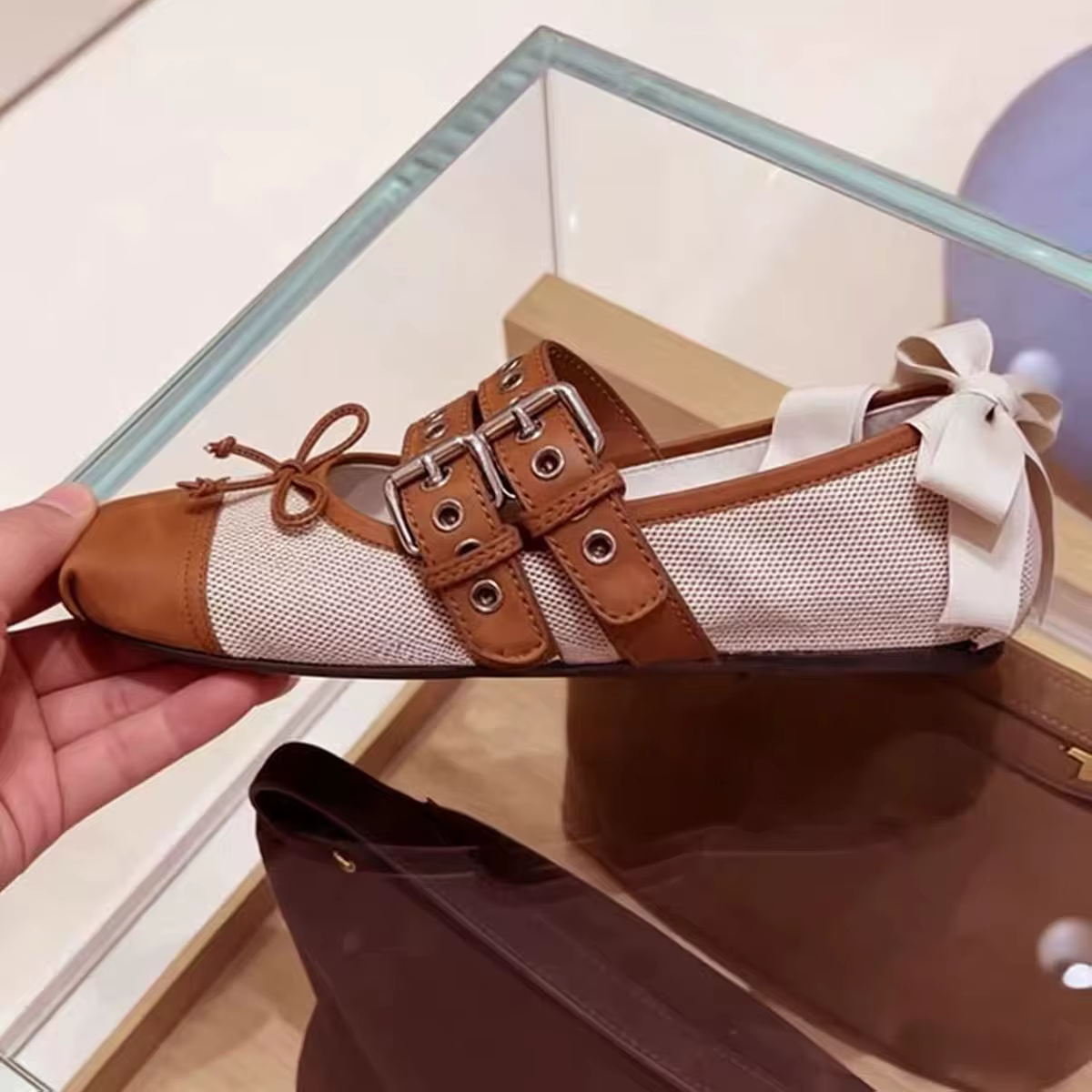 Nouvelles chaussures plates Mary Jane de luxe pour femme