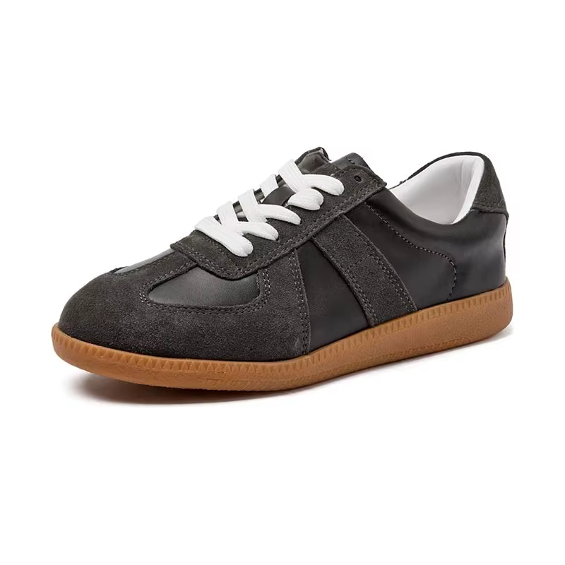 DIMANYU Baskets Femme Printemps 2026 Nouveauté Cuir Véritable Antidérapantes Bout Rond Chaussures