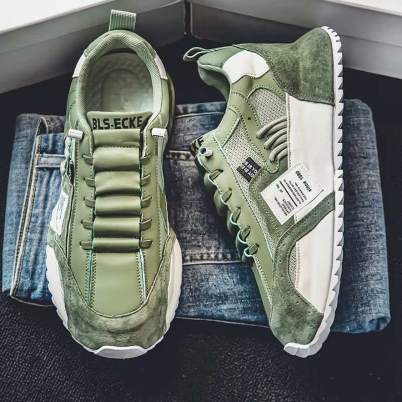 Baskets pour hommes marque de luxe chaussures décontractées respirant Sport