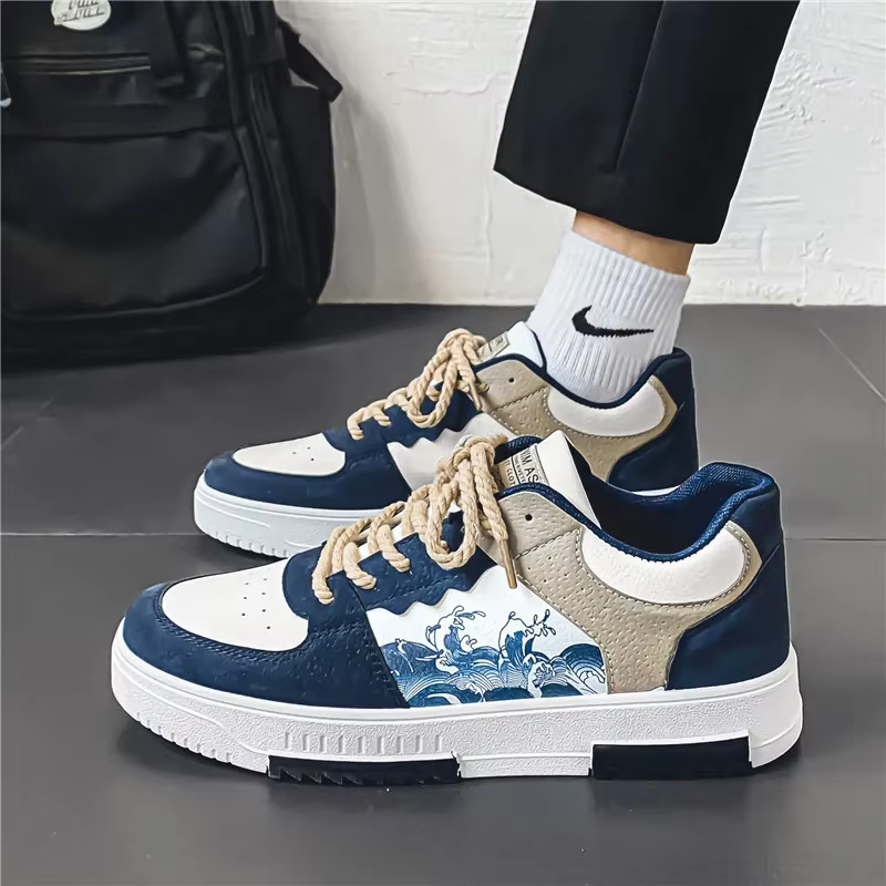 Chaussures bon marché pour hommes chaussures d'été respirant baskets décontractées blanc tendance hommes Sport chaussures de course décontractées homme baskets