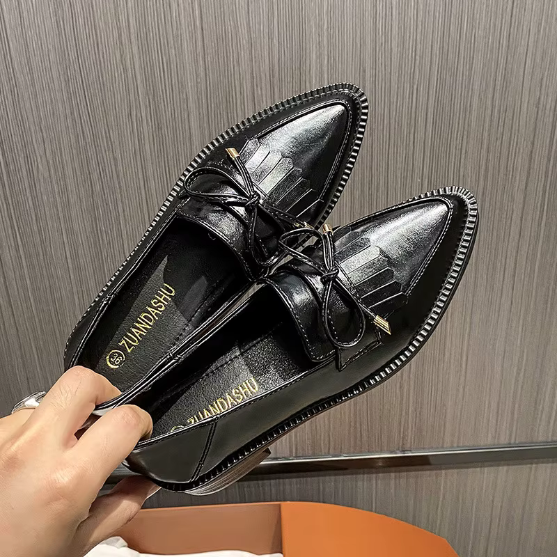 Chaussures souples femme 2025 bout pointu décontracté