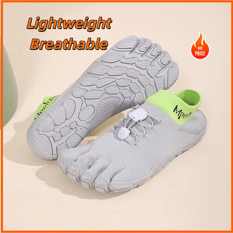 Grandes tailles Chaussures à Cinq Doigts Femme Baskets Barefoot Minimalistes pour Fitness Yoga Gym