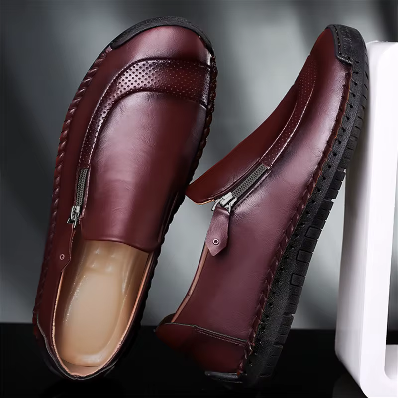Chaussures en cuir faites à la main pour hommes