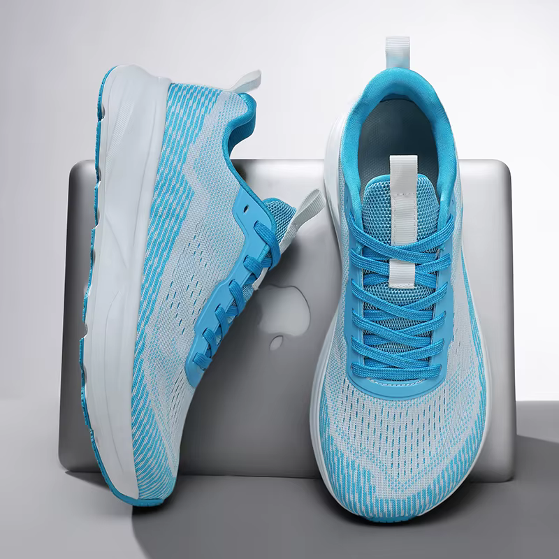 ELUVA chaussures larges anti-dérapant respirant chaussure de course confortable minimaliste pieds nus