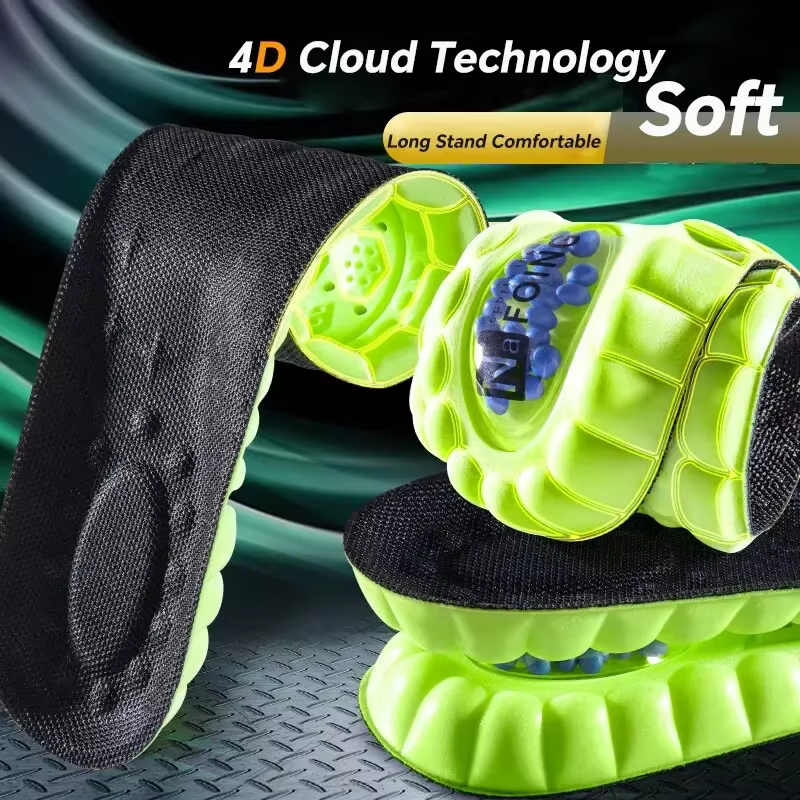 1 paire de semelles intérieures de Sport nuage 4D pour chaussures