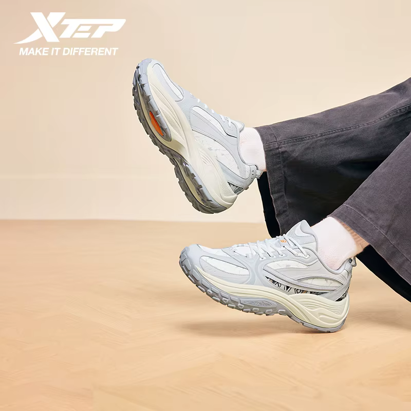 Xtep Shanhai Shoes For Men Rebound Support Shock Absorption Walking