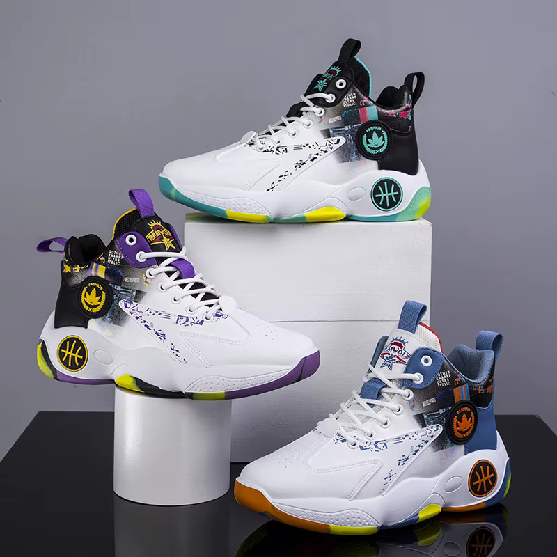 Soldes Exceptionnelles de la Saison : Chaussures de Basketball Montantes pour Hommes – Élégantes