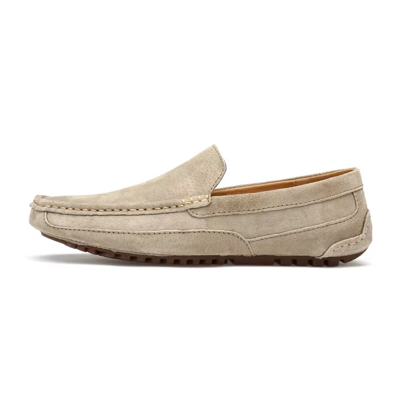 Mocassins en cuir suédé pour hommes