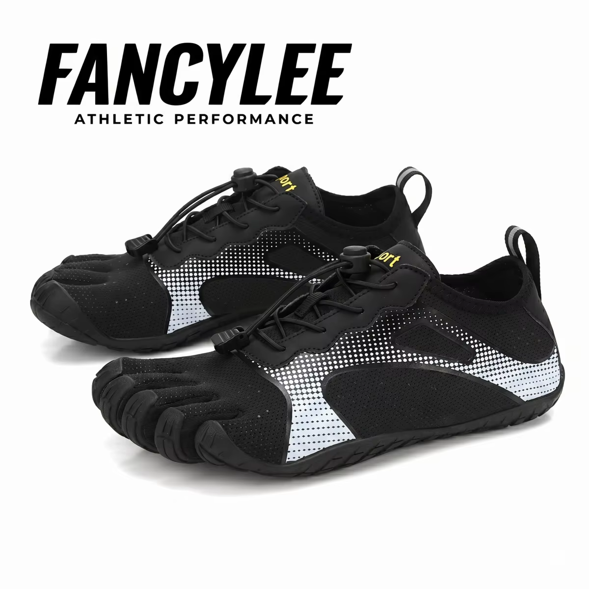 Maison FANCYLEE Chaussures Barefoot à Cinq Doigts Homme Professionnel Baskets Minimalistes Zero-Drop pour Musculation