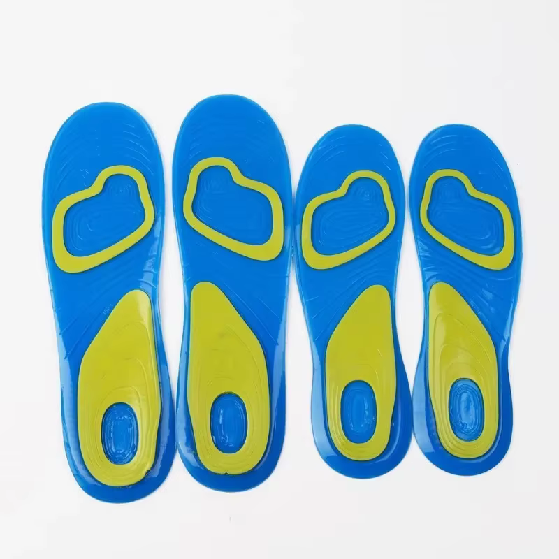 Semelles intérieures de chaussures de Sport souples en Gel antidérapant en Silicone