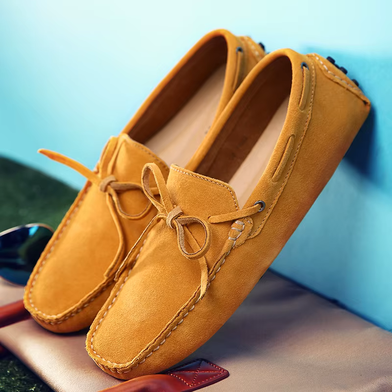 Chaussures en daim hommes taille 38-49 mocassins de luxe