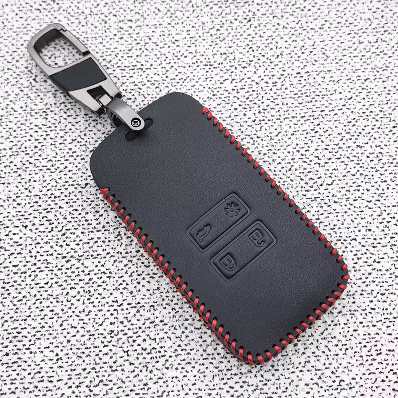 Housse de protection pour clé de voiture en cuir, accessoires pour Renault Megane Austral Kadjar Clio Captur Arkana Koleos Zoe Scenic Dacia Sand