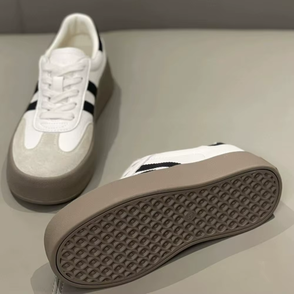 Chaussures de sport décontractées à semelle épaisse pour femme