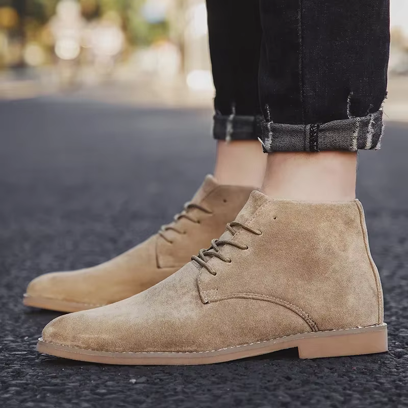 Bottes Chelsea marron tendance pour hommes