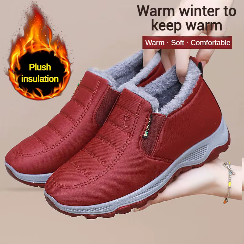  Chaussures pour femmes automne hiver décontracté coton semelle épaisse chaud anti-dérapant abordable livraison gratuite 