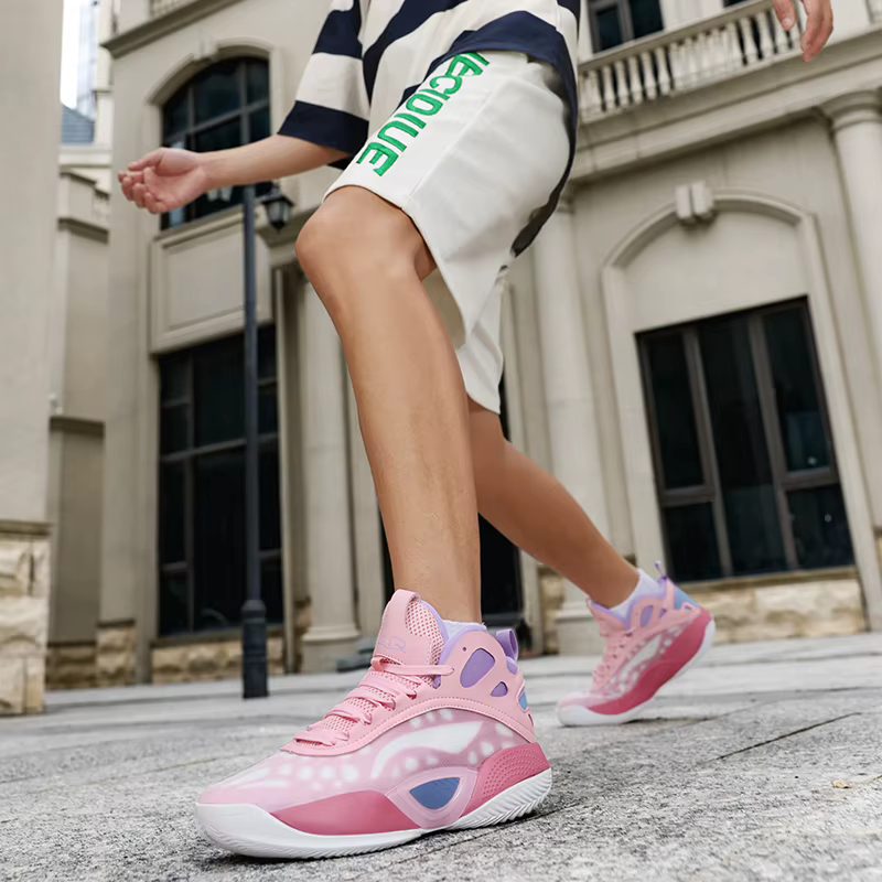 Baskets de basket-ball athlétiques pour hommes – Chaussures de course respirantes et antidérapantes pour entraînement de gymnastique pour hommes et femmes
