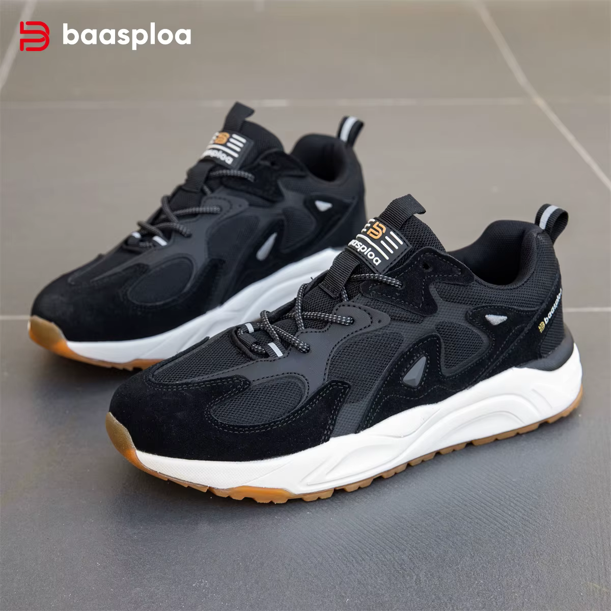 Baasploa – chaussures de marche en maille respirante pour hommes