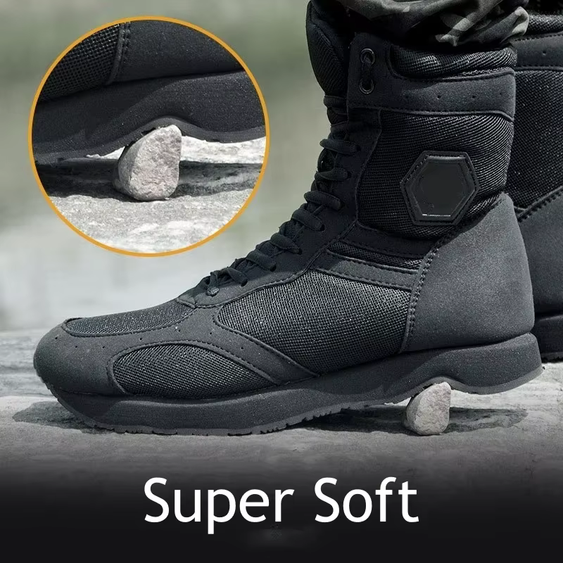 Chaussures de travail noires ultralégères pour hommes