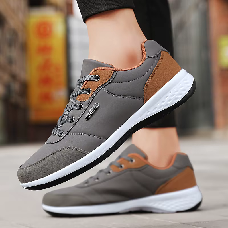 Nouveau Balan hommes chaussures en cuir Sneaker tendance