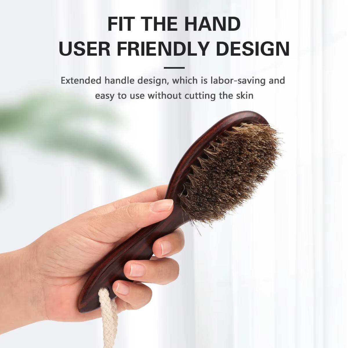 Professionnel barbier rasage barbe brosse cheveux Duster brosses crin Salon visage moustache propre rasage outils de coiffure
