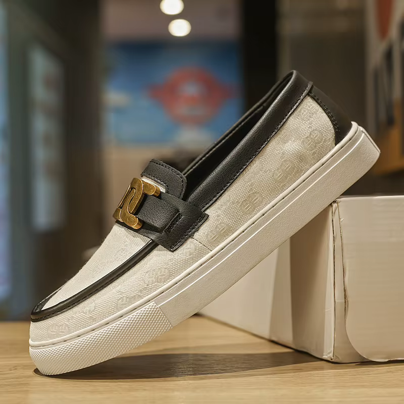 Nouvelles Chaussures Décontractées pour Hommes 2026 – Mocassins Tendance à Enfiler