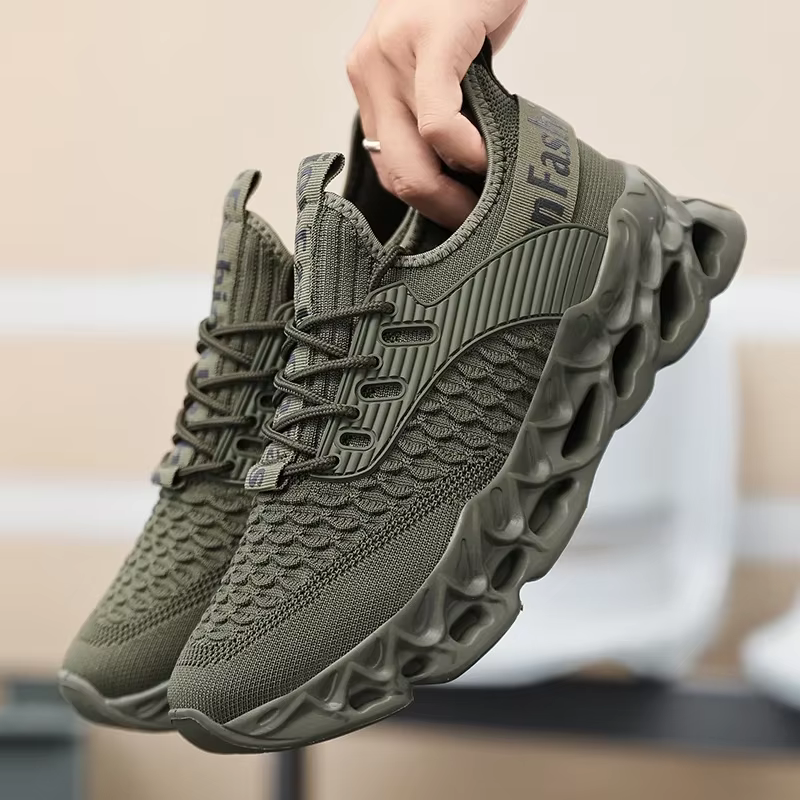 Baskets homme confortable hommes Sport chaussures de course Sneaker décontractée en plein air respirant
