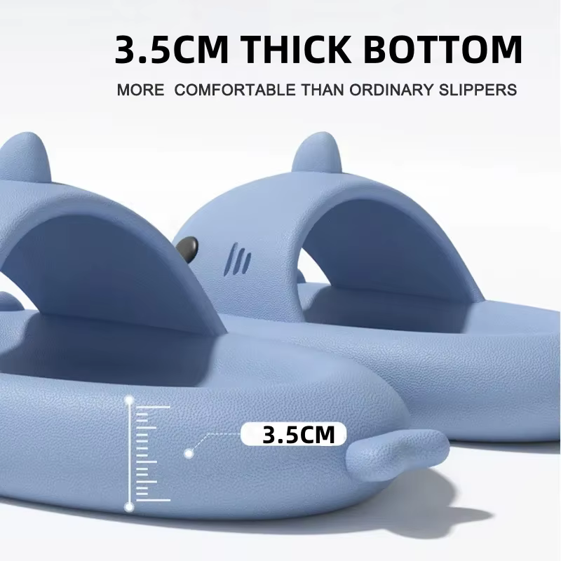 Pantoufles de requin à la mode pour femmes et hommes
