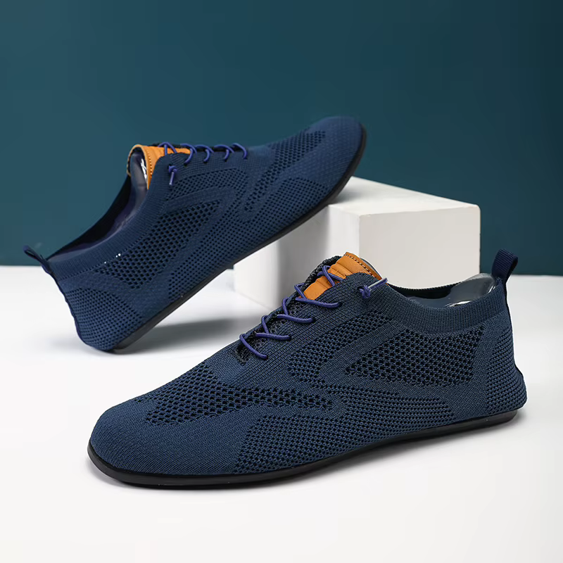 Chaussures Plates en Maille pour Homme