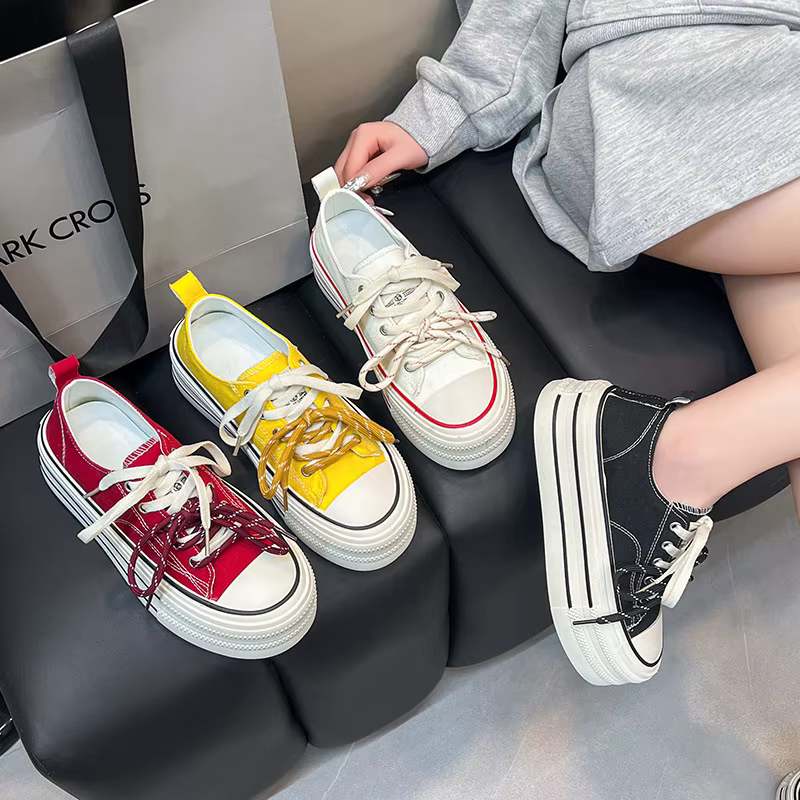 Chaussures décontractées en toile pour femmes