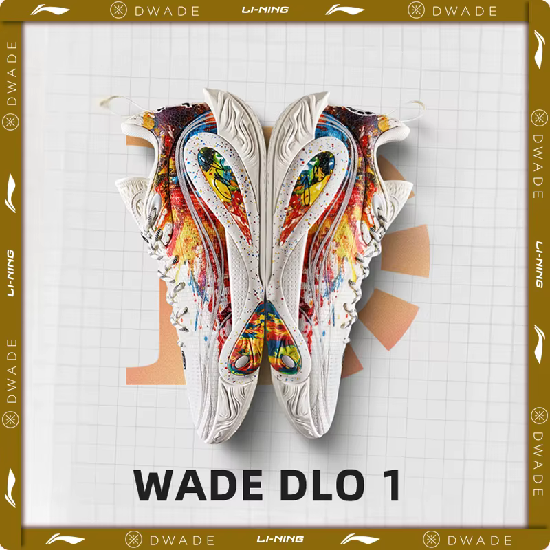 Li-Ning WADE DLO 1 Chaussures de basket-ball pour hommes BOOM Légères Absorption des chocs