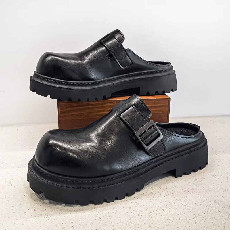 Mules à fond épais pour hommes